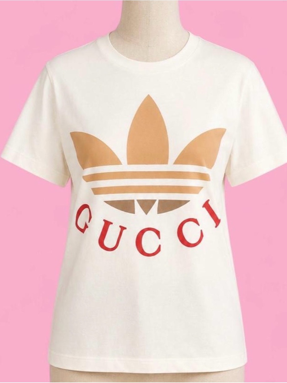 ✨ Gucci x adidas collab trefoil logo tee ✨